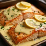 Baked Salmon with Lemon Butter Cream Sauce Recipe 8 Baked Salmon with Lemon Butter Cream Sauce Recipe