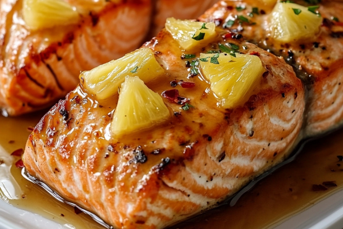 Pineapple Glazed Salmon Recipe