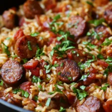 Deliciously Bold Sausage and Rice Skillet Recipe