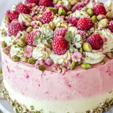 Heavenly Delight: Irresistible Raspberry-Pistachio Cake Recipe