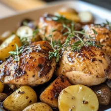 Lemon Balsamic Chicken and Potatoes Recipe
