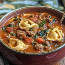 Irresistible Comforting Crockpot Sausage Tortellini Soup Recipe