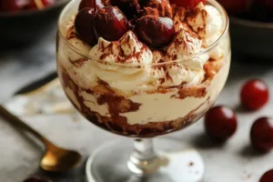 Cherry Amaretto Tiramisu Recipe