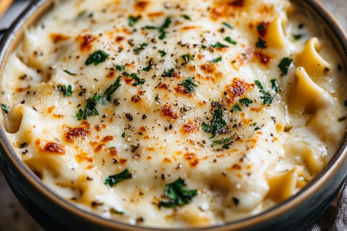 Creamy Alfredo Lasagna Soup Recipe