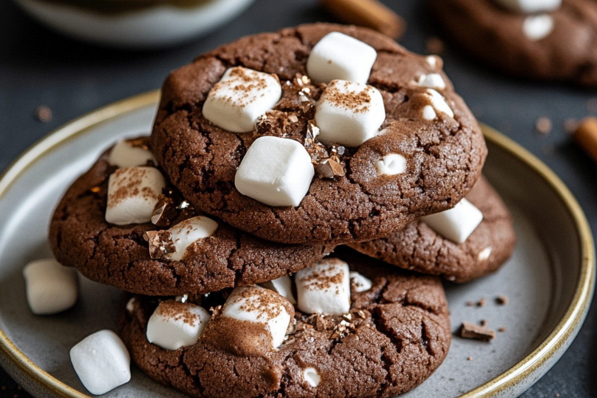 Decadent Delight Marshmallow Cocoa Cookies Recipe