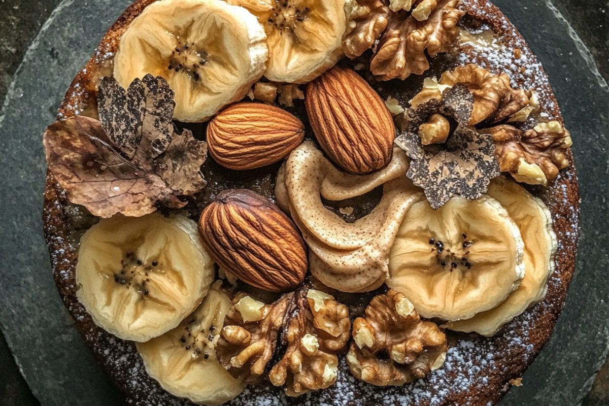 Delicious Dreamy Banana Walnut Cake