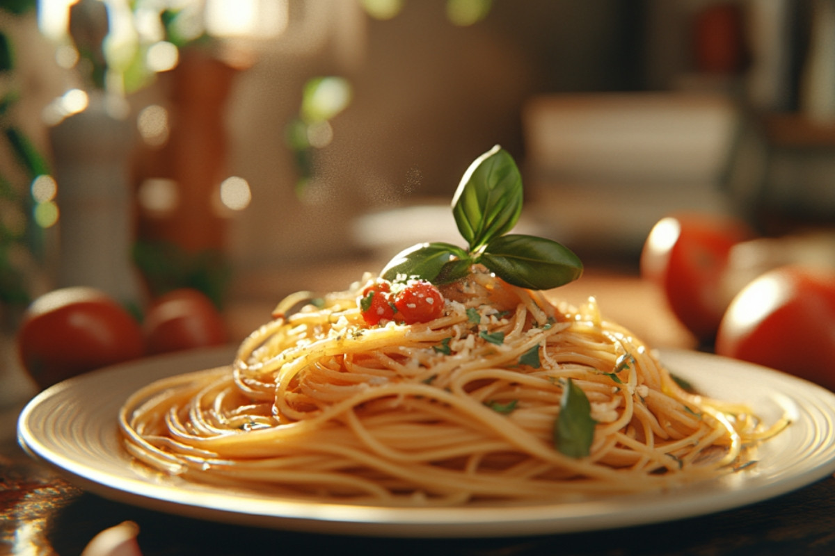 Delicious Spaghetti with Bold Garlic Flavor Recipe