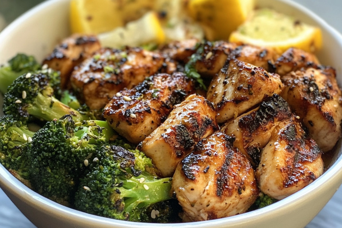 Deliciously Irresistible Grilled Chicken Broccoli Bowls