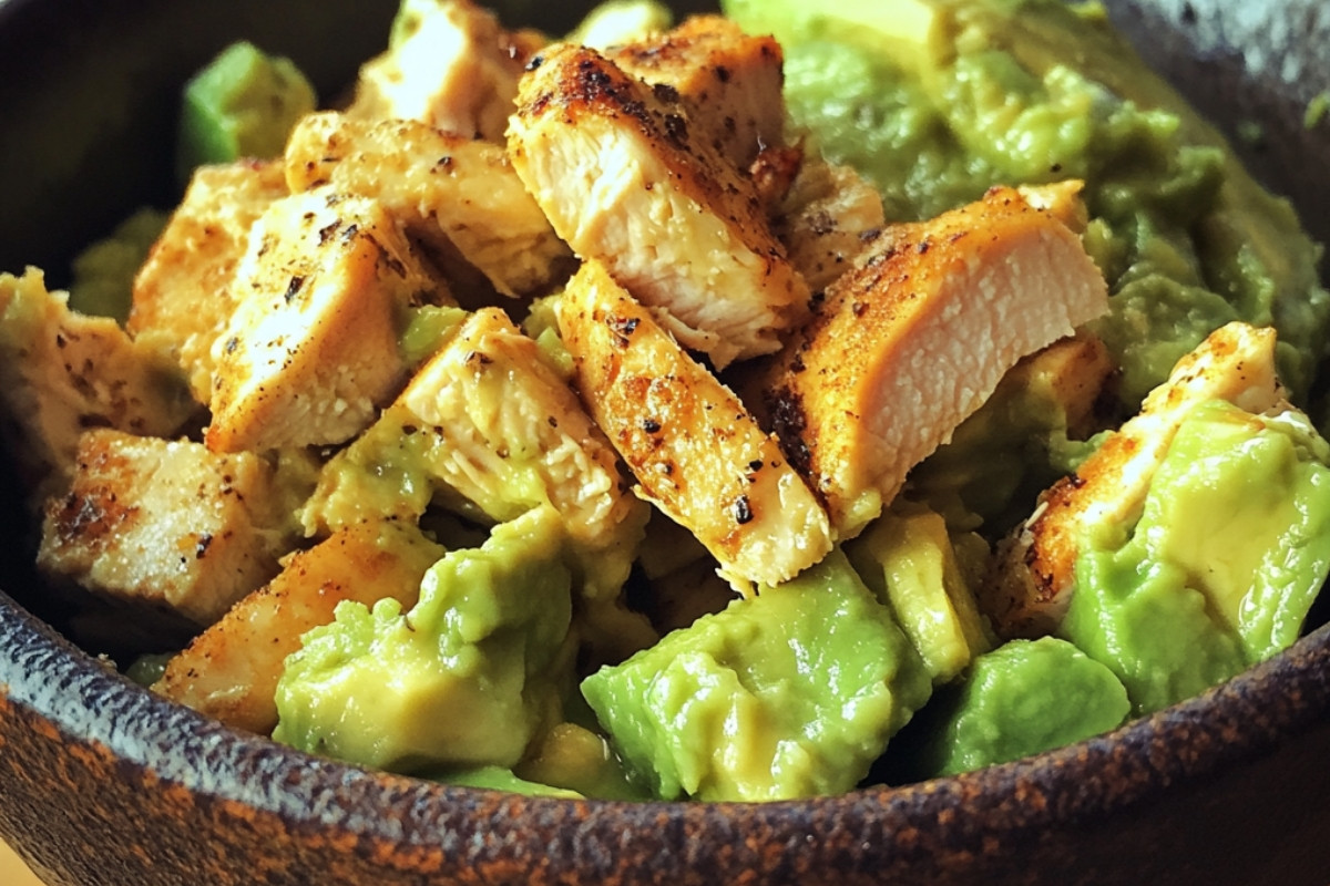Deliciously Refreshing Avocado Chicken Delight