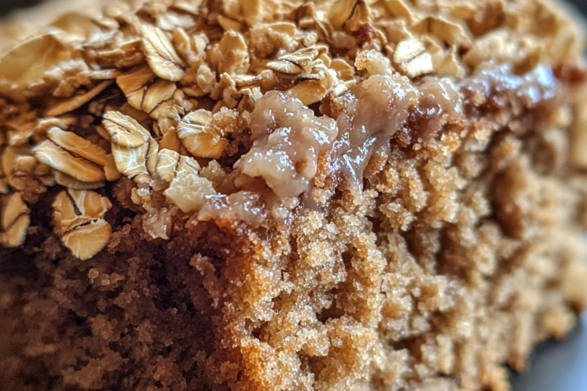 Deliciously Soft Oatmeal Delight Cake