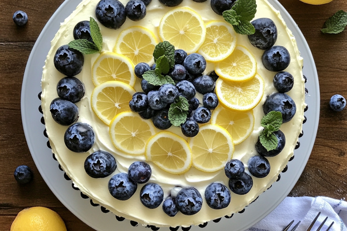 Deliciously Zesty Blueberry Lemon Cake Recipe