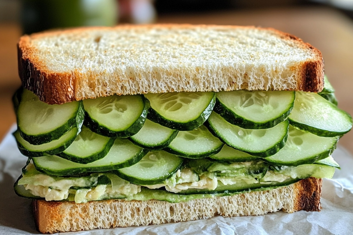 Delightful Cucumber Sandwich Sensation
