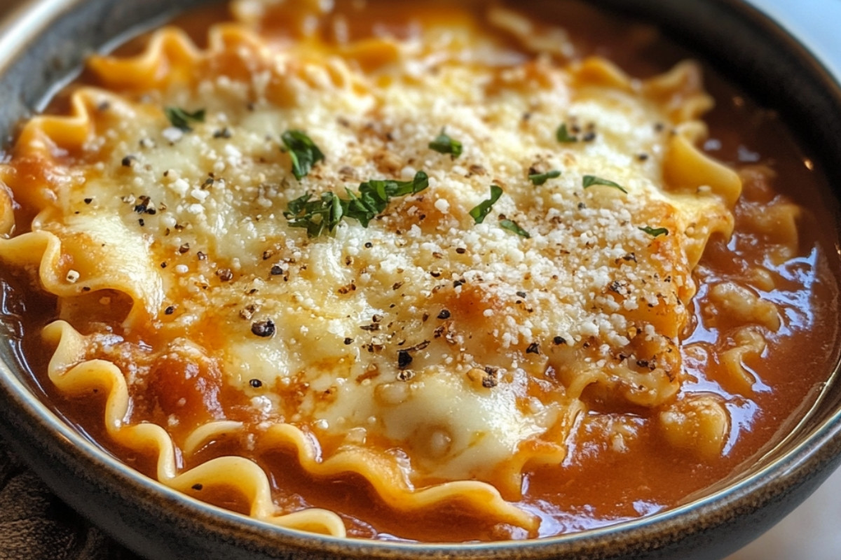 Irresistible Comfort Lasagna Soup