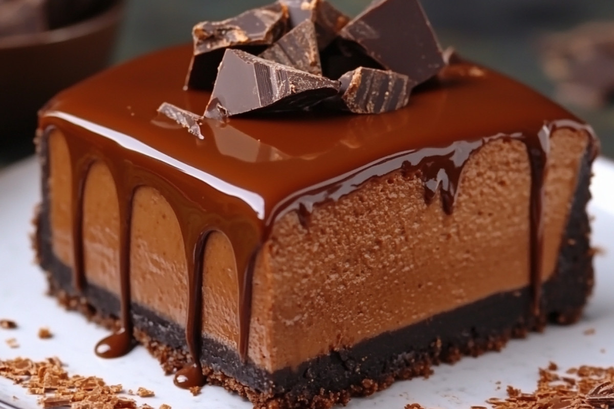 Irresistible Decadent Chocolate Caramel Cheesecake Recipe