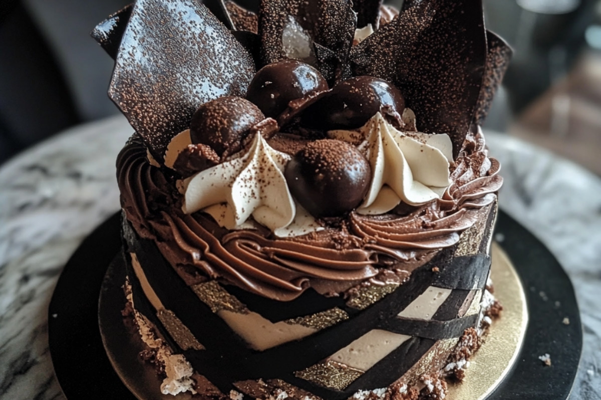 Irresistible Decadent Tuxedo Cake Delight