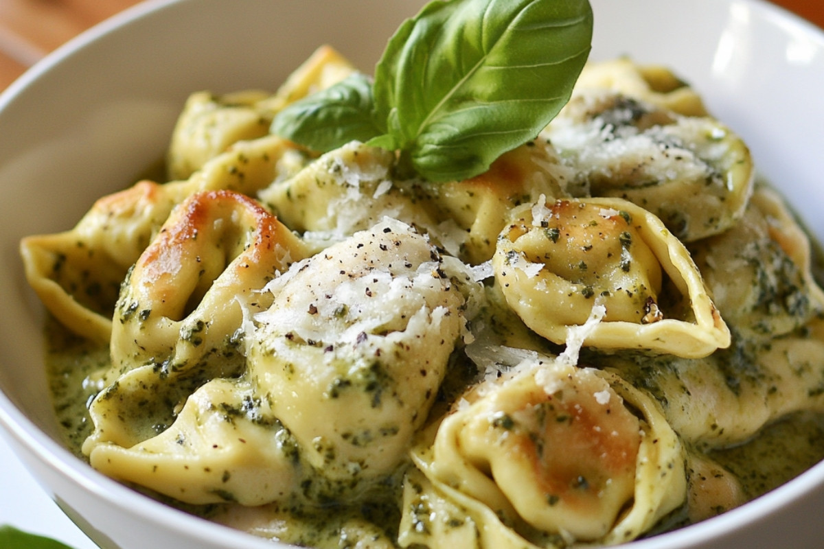 Irresistible Pesto Chicken Tortellini Delight