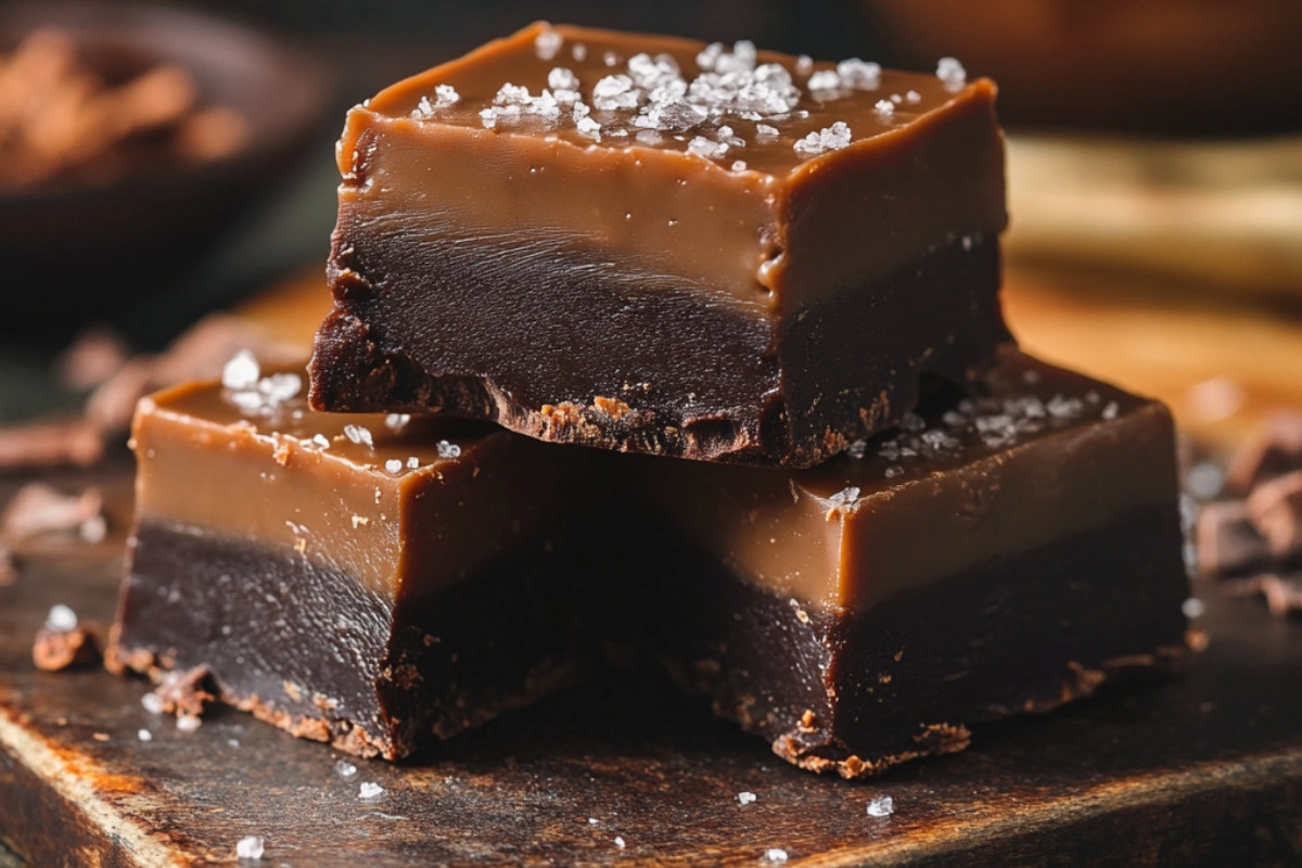 Irresistible Salted Caramel Chocolate Fudge Delight Recipe