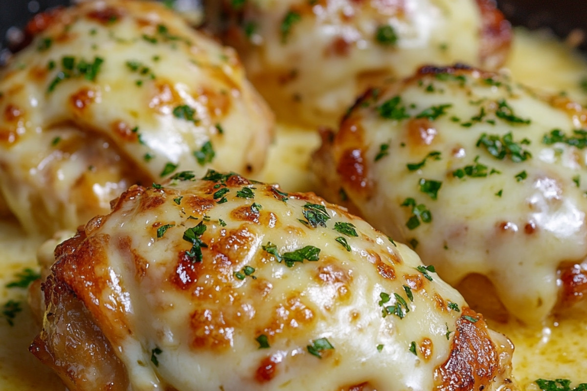 Irresistibly Delicious Cheesy Garlic Chicken Recipe