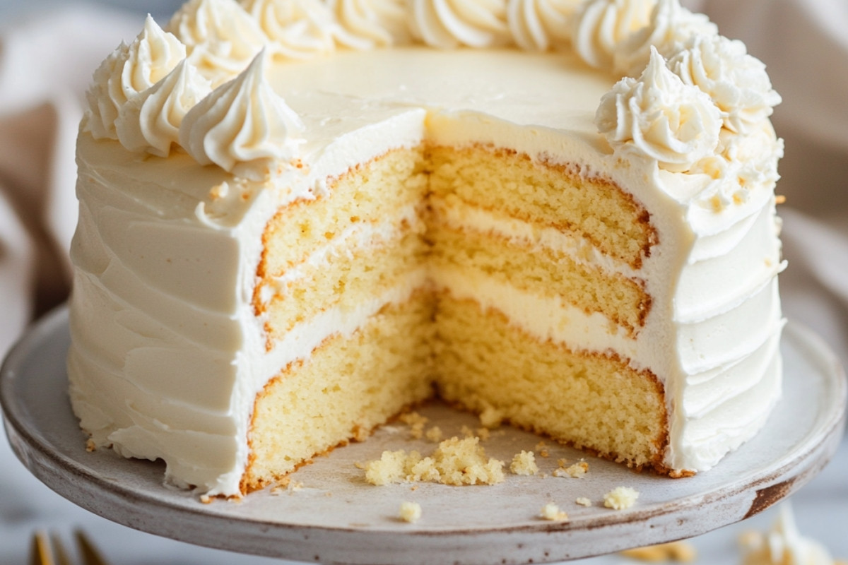Irresistibly Delicious Vanilla Cake Recipe