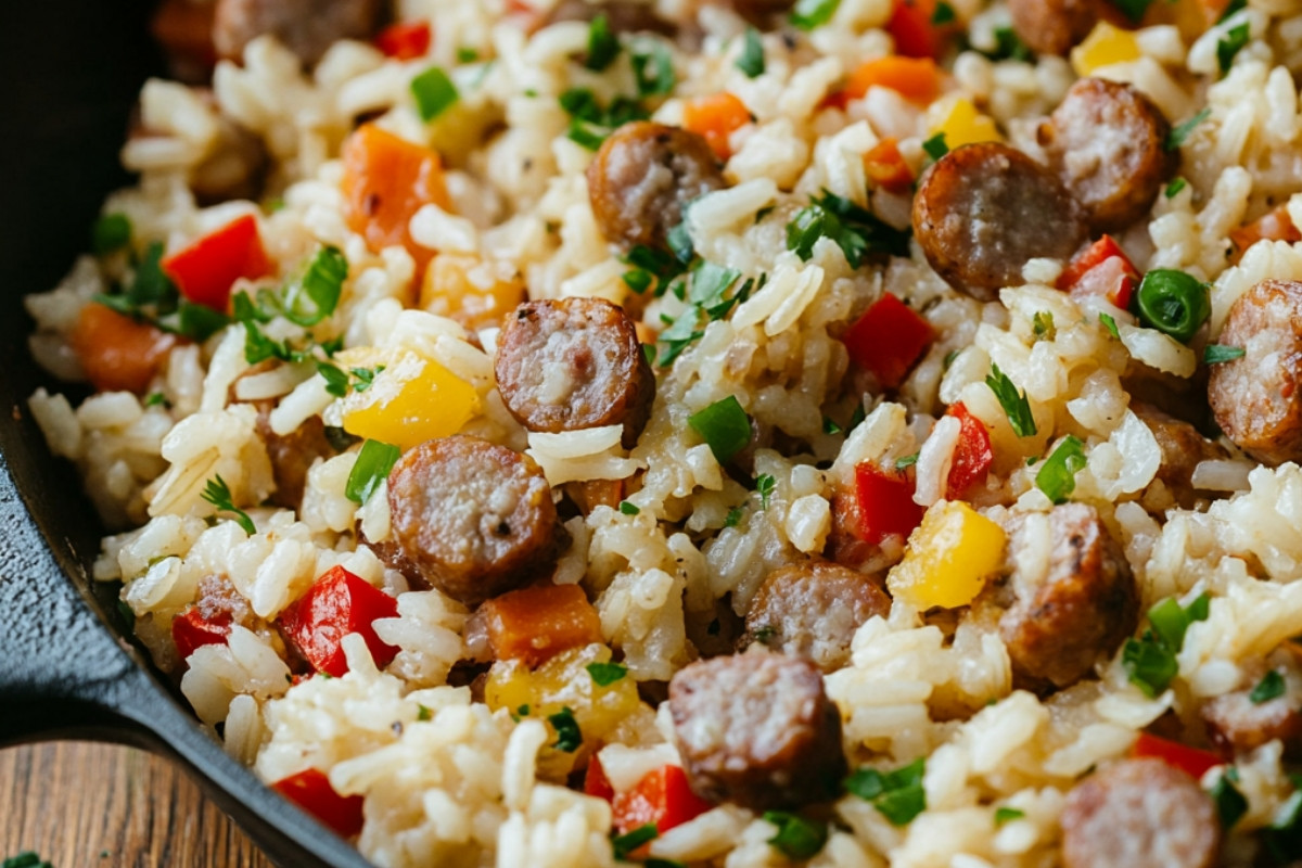 Sausage and Rice Skillet Recipe