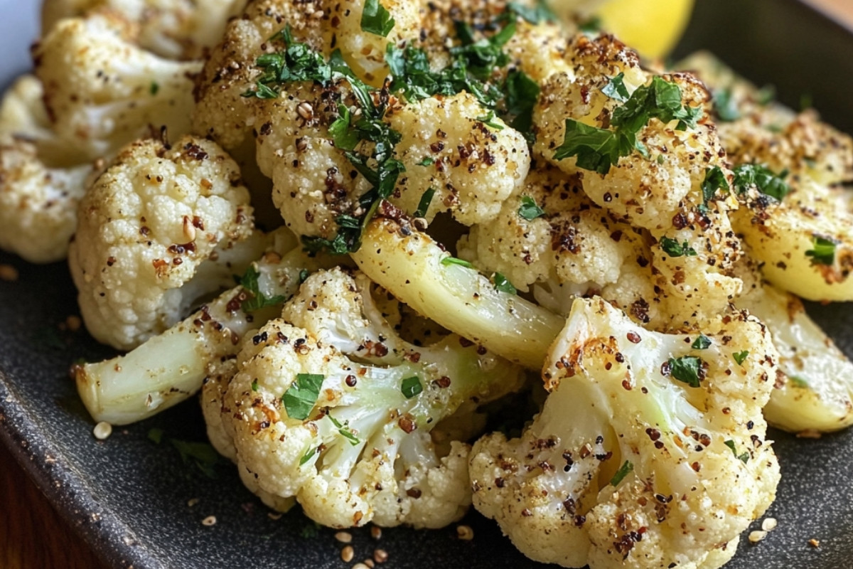 Savory Lemon Pepper Cauliflower Delight
