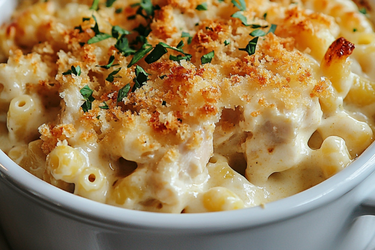 Chicken and Creamy Macaroni Cheese Recipe