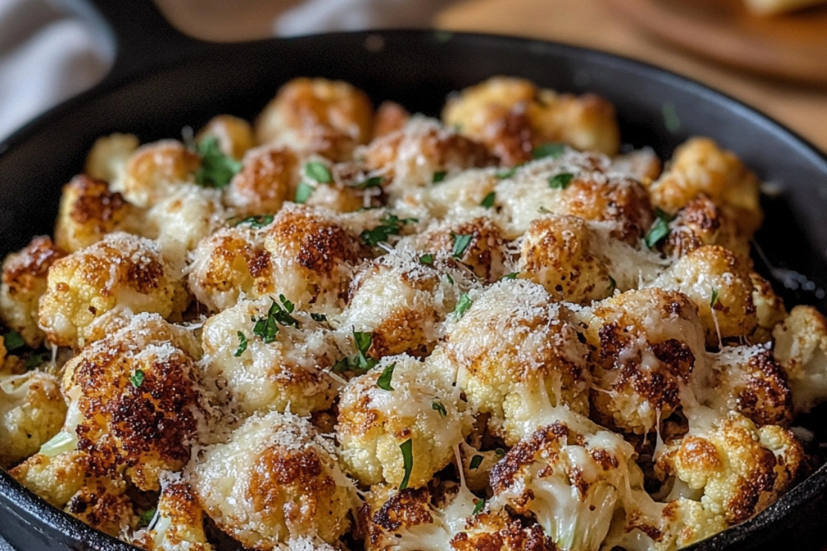 Irresistibly Flavorful Parmesan Roasted Cauliflower