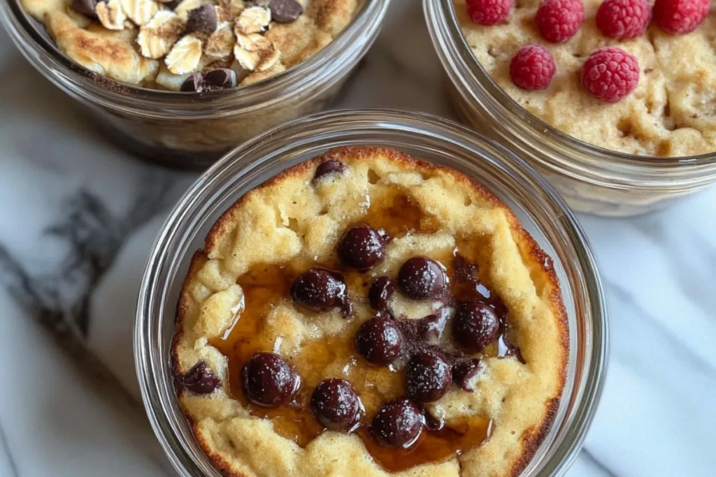 Baked Protein Pancake Bowls for Delicious Meal Prep