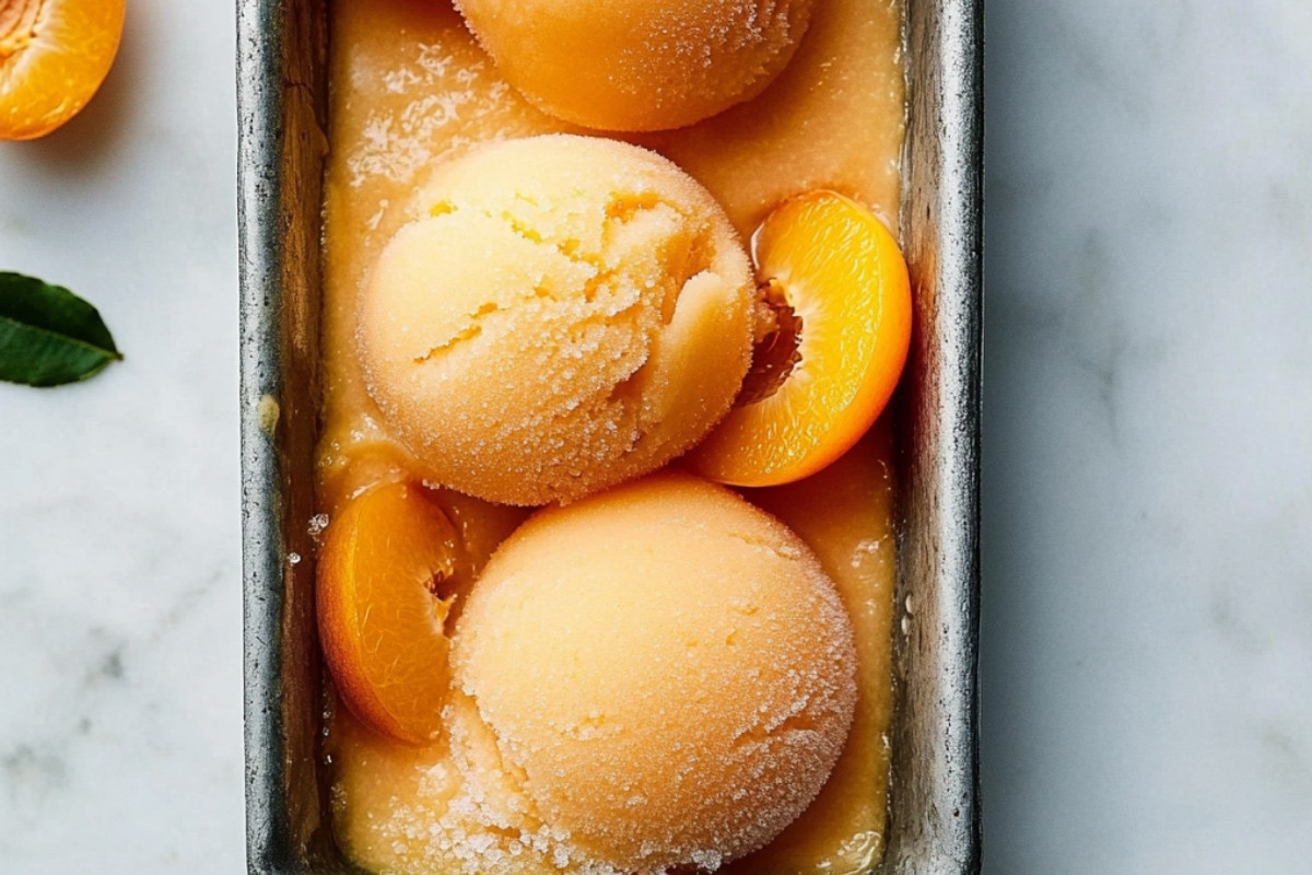 Cardamom Apricot Delight Sorbet