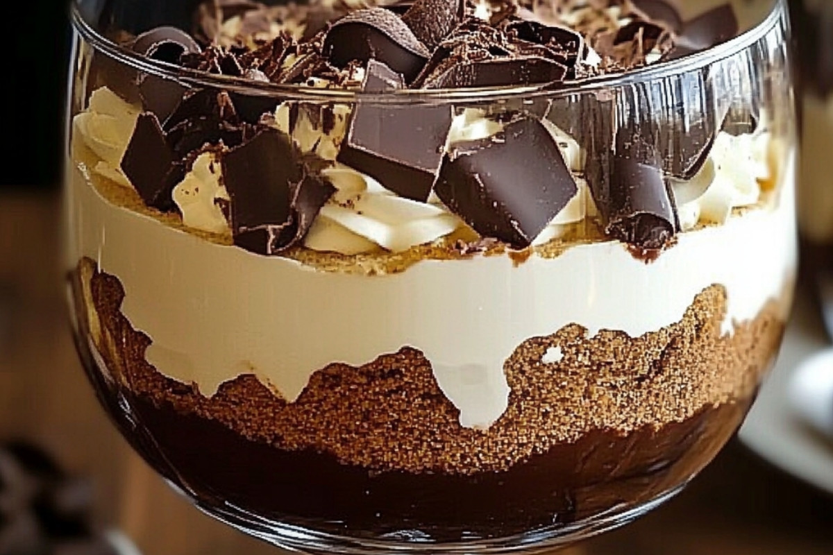 Decadent Joyful Chocolate Cheesecake Trifle