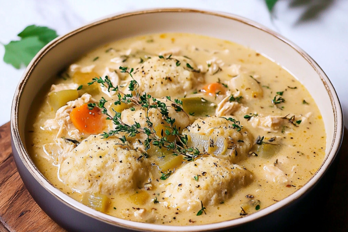 Delicious Chicken and Dumplings