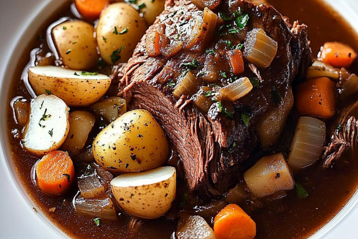 Delicious Crockpot Sirloin Roast