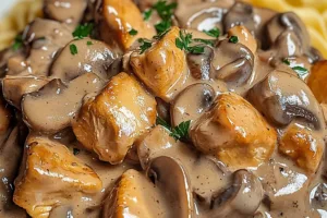 Delicious Homemade Chicken Stroganoff