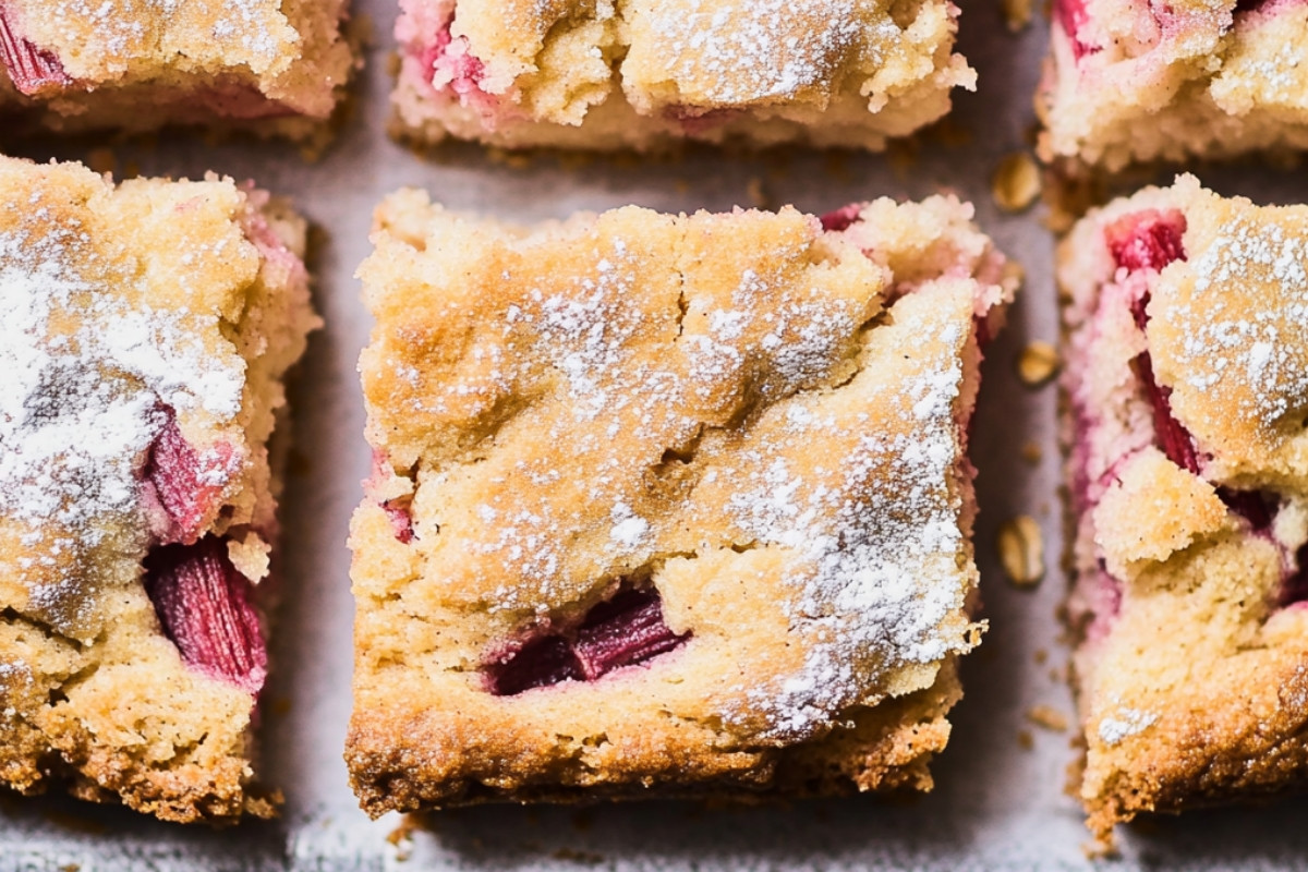 Delicious Rhubarb Breakfast Cake