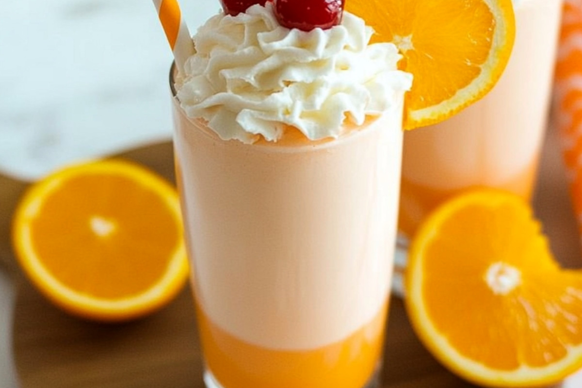Orange Crush Creamsicle Milkshake Delight