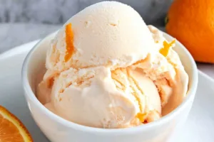 Orange Ice Cream Delight