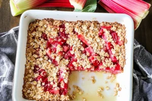 Rhubarb Oat Delight