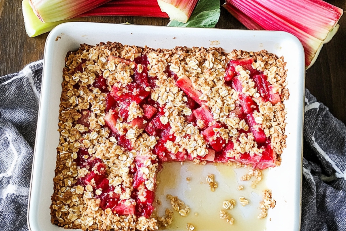 Rhubarb Oat Delight