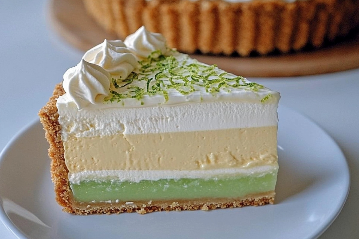 Triple Decker Delight Key Lime Pie