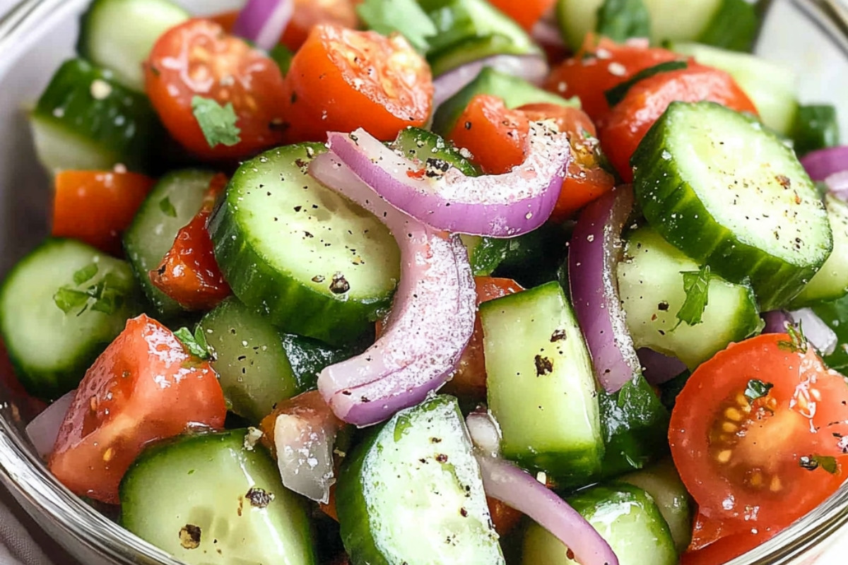 Fresh Cucumber and Tomato Delight