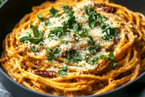 Vegan Delightful Sun-Dried Tomato Pasta