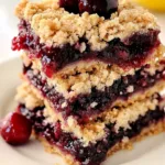 Delightful Cherry Pie Crumb Bars