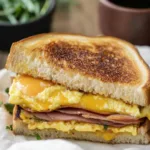 Egg and Ham Breakfast Sandwich 5 Egg and Ham Breakfast Sandwich