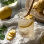 Natural Mounjaro Recipe 5 Natural homemade Mounjaro recipe ingredients and preparation process on a wooden countertop