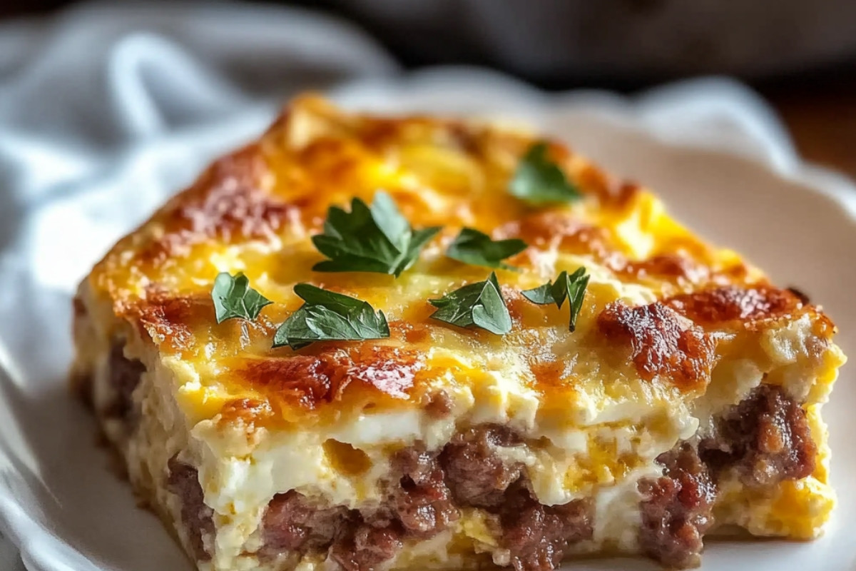 Easy Sausage and Egg Casserole
