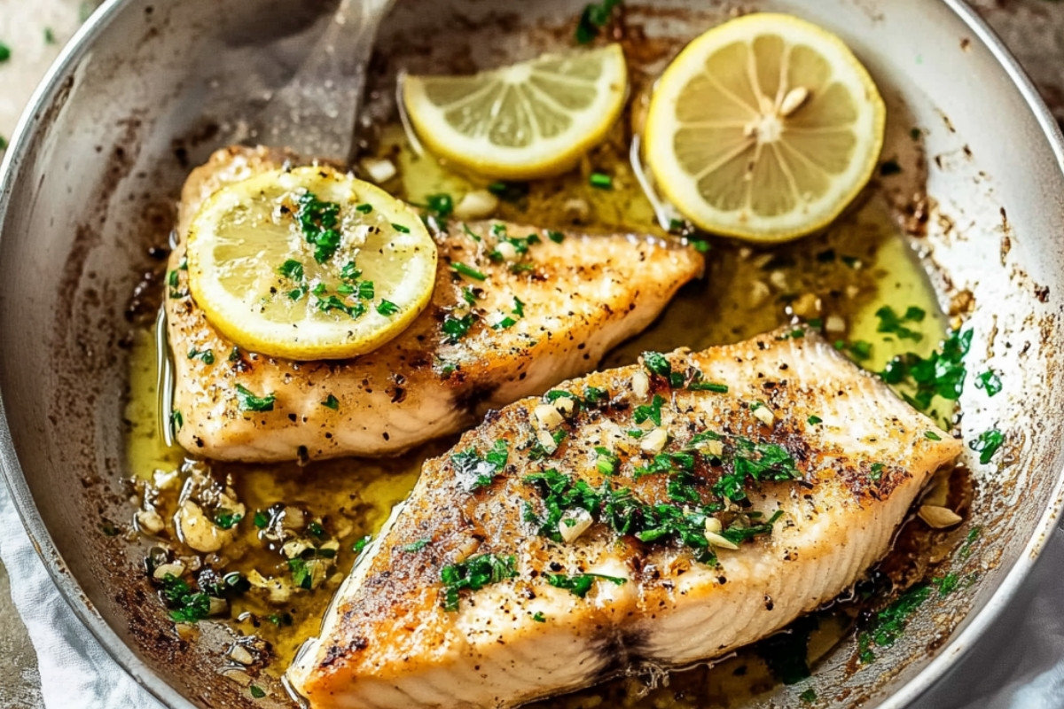 Lemon Garlic Swordfish