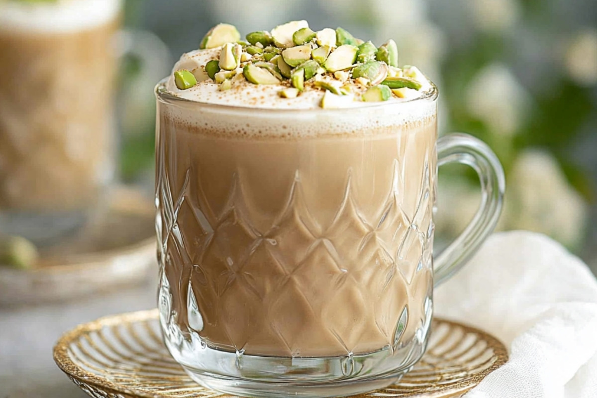 Pistachio Coffee (Pistachio Latte)