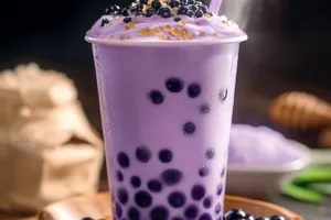Purple Bliss Boba Tea