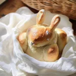 Sourdough Bunny Recipe 10 Adorable sourdough bunny bread with golden crust, perfect for Easter or spring brunch displays.
