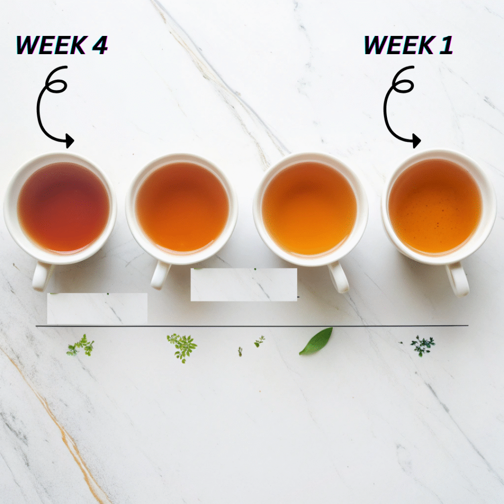 Pumpkin Tea for Weight Loss: The Ultimate Guide to This Powerful Weight Management Drink 3 Pumpkin tea 30‑day progress timeline infographic